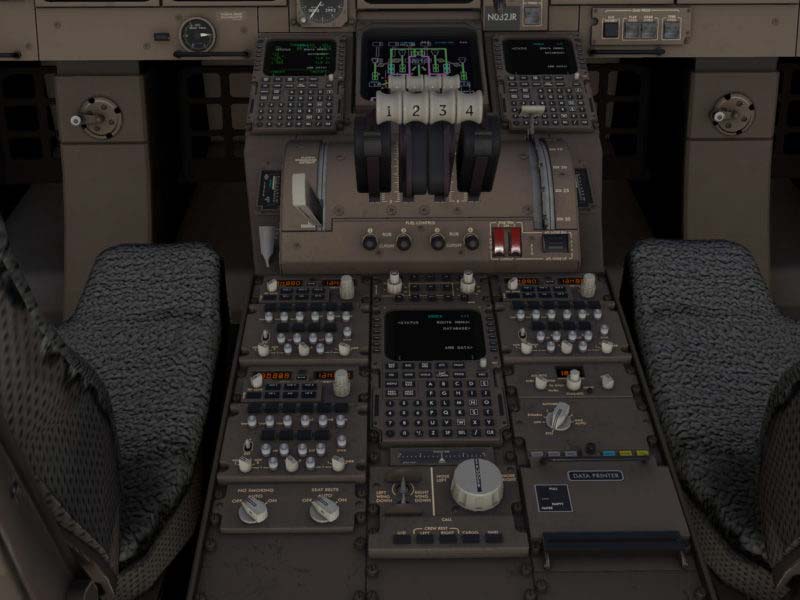 Boeing 747 400 Cockpit