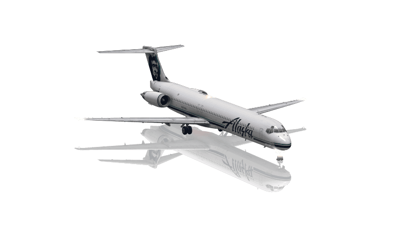 MD80 Version Alasmka Airlines