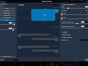 X-Plane 11 Réglage Météo